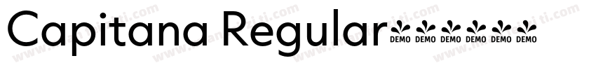 Capitana Regular字体转换